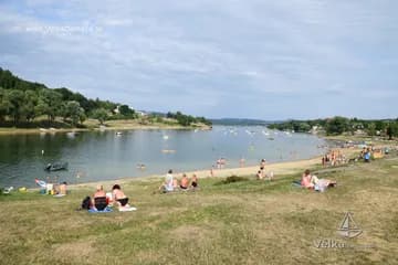 Pláž, Dobrá, Domaša od reštaurácie Sofia