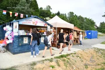Pláž, Dobrá, Domaša od reštaurácie Garden