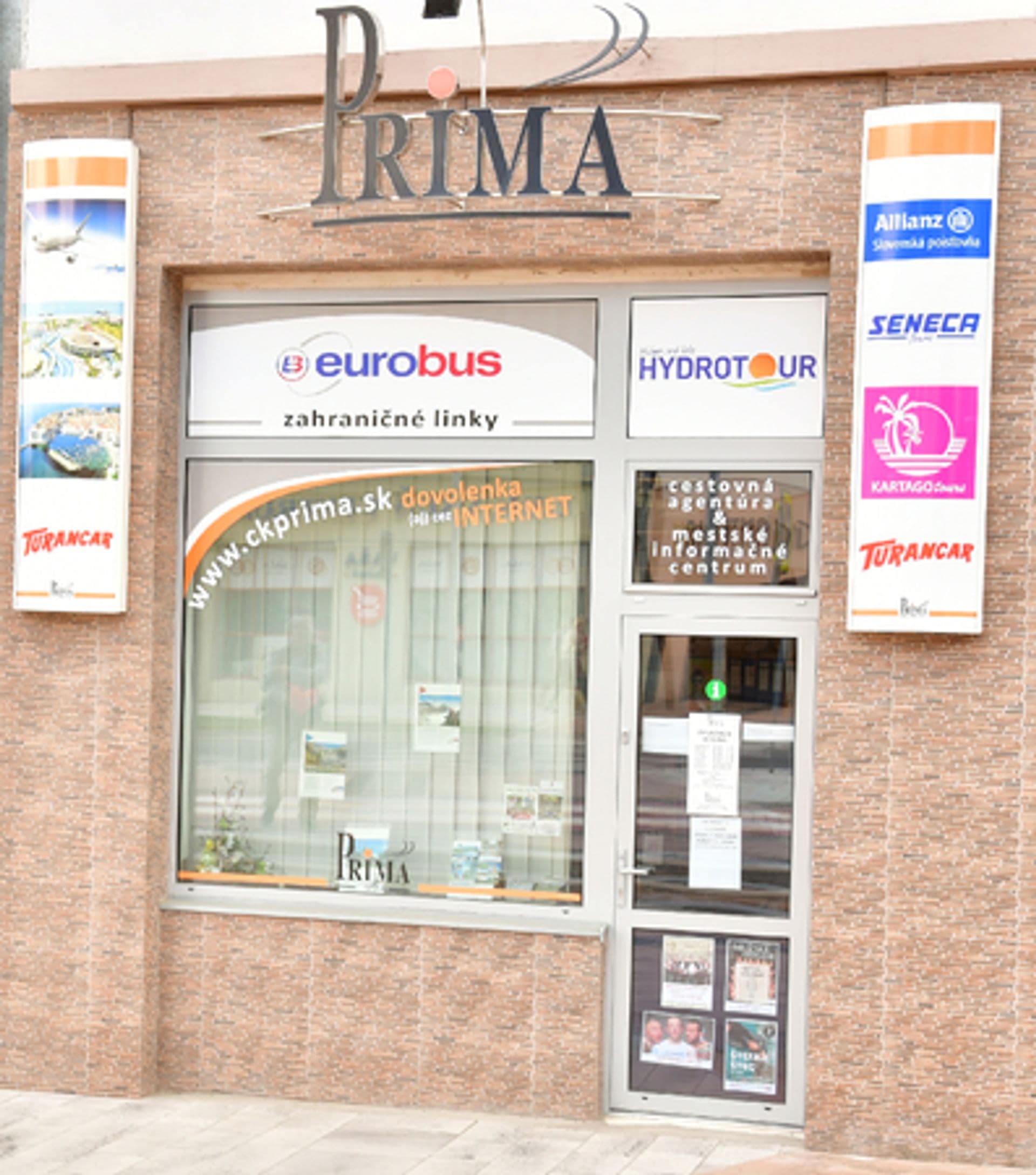 Mestské informačné centrum pri CK Prima vo Vranove n/Topľou 