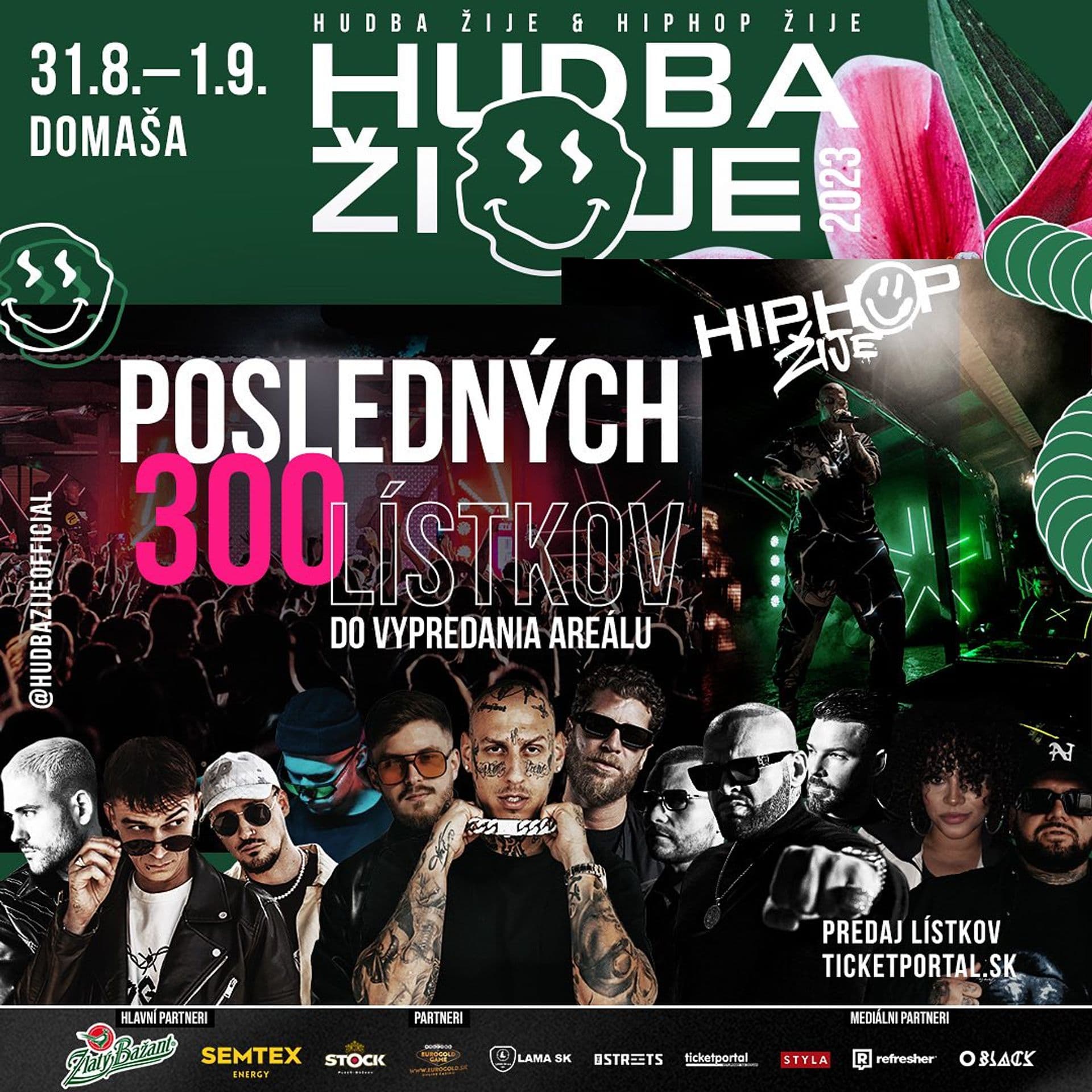 HUDBA ŽIJE DOMAŠA 2023